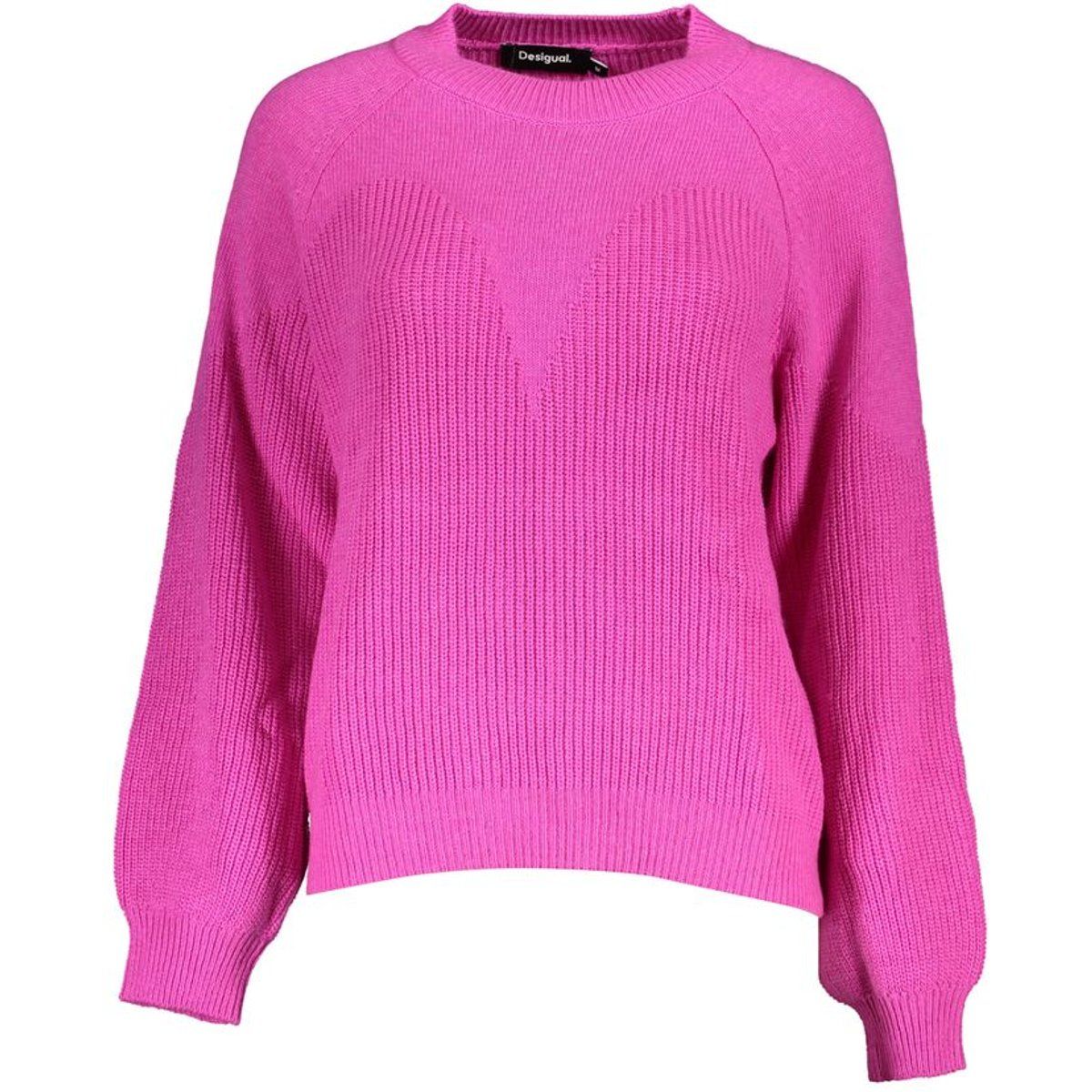 Strukturierter Strickpullover mit Raglanärmeln