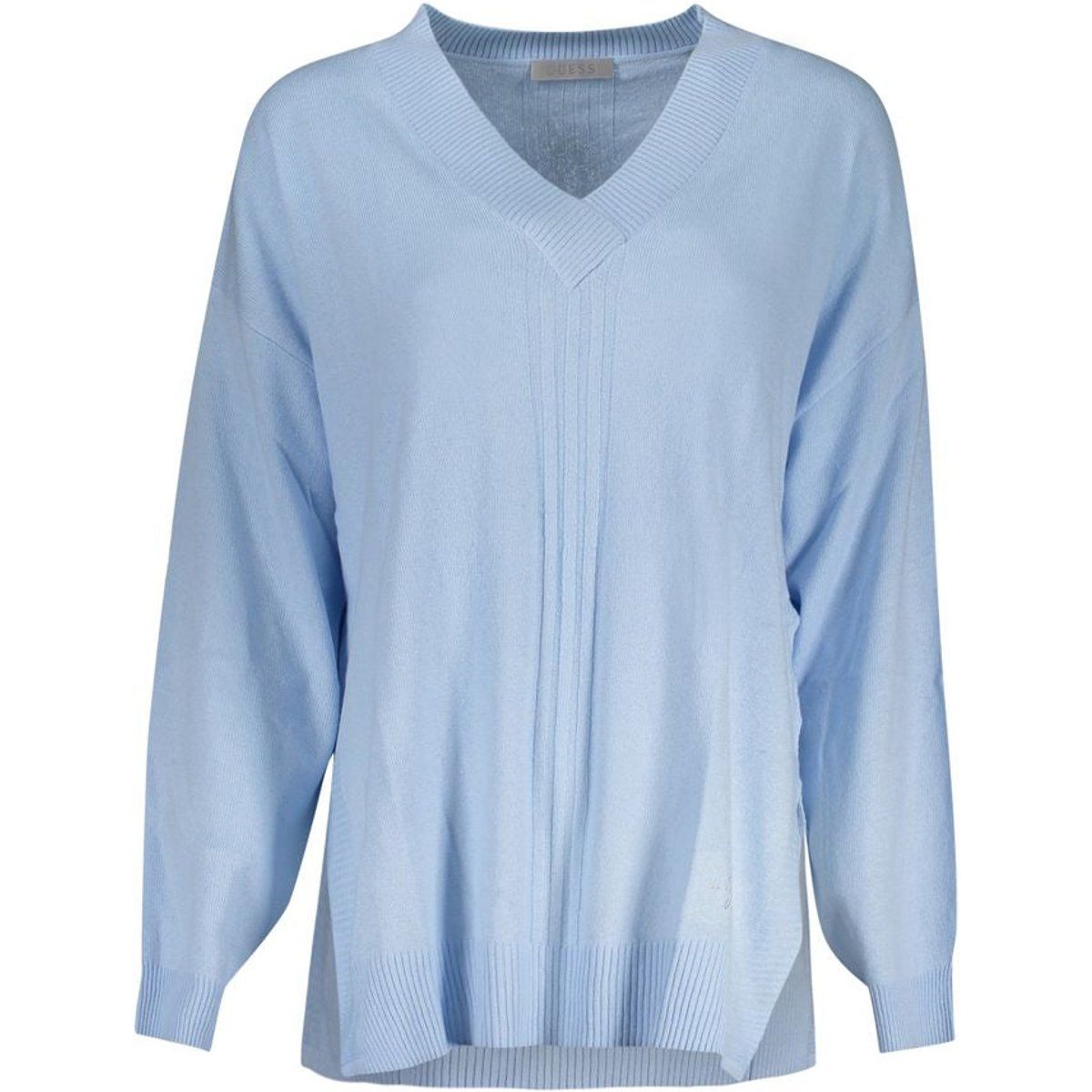 Feinstrick-Pullover mit V-Ausschnitt