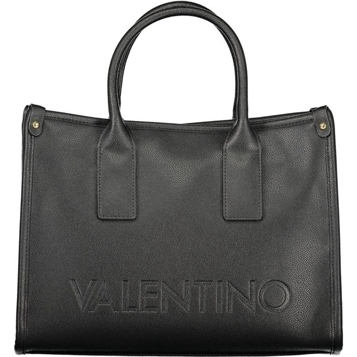 Strukturierte Kunstleder-Tote mit Logo-Prägung