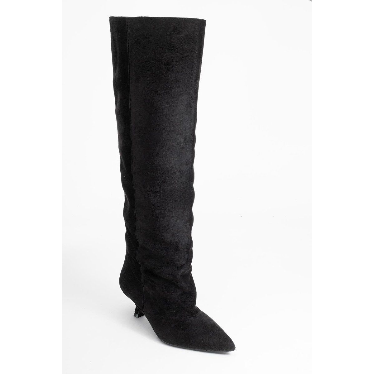 Elegante Overknee-Stiefel aus Wildleder