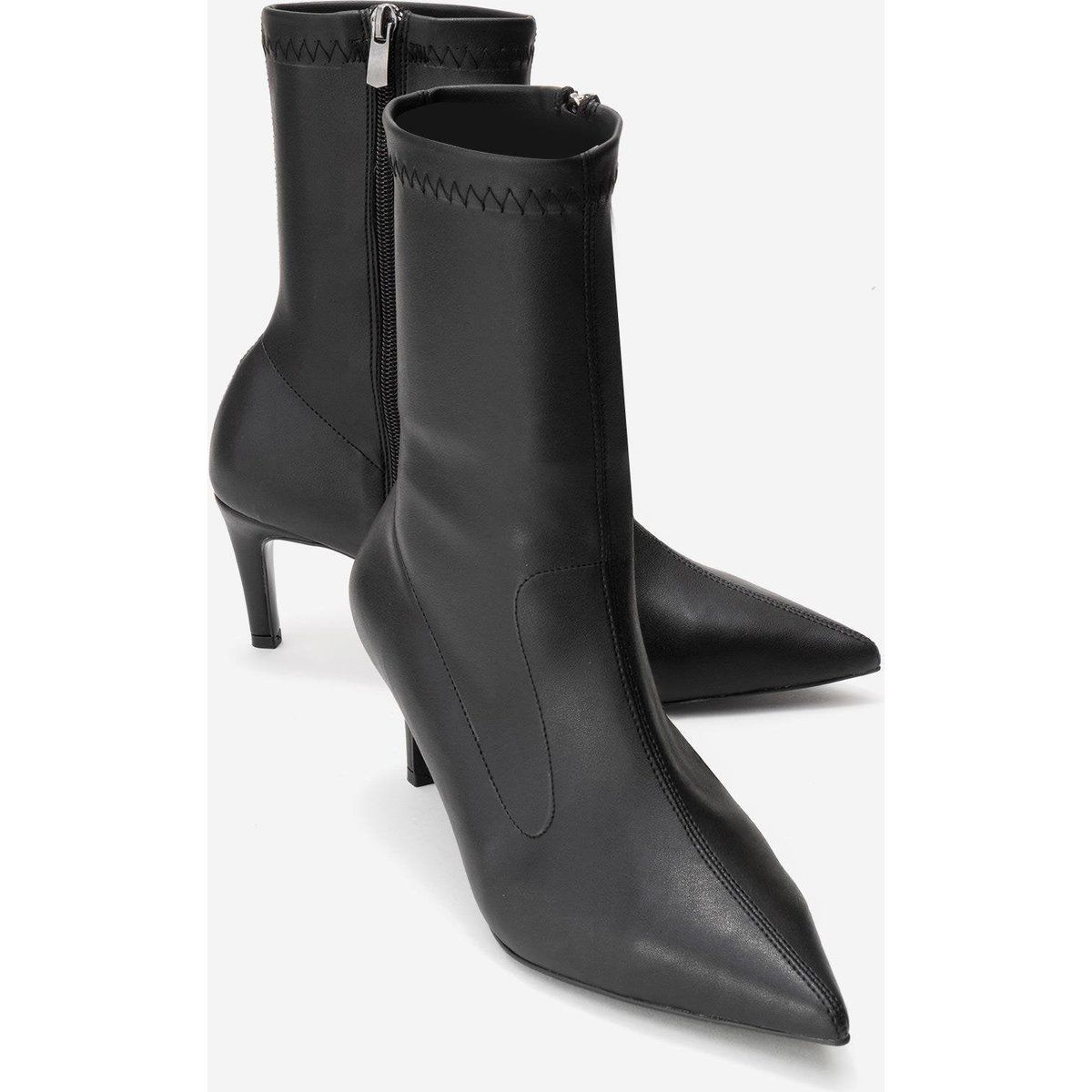 Spitze Stiletto Sock Boots