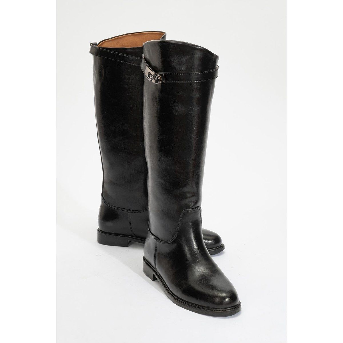 Elegante kniehohe Reitstiefel