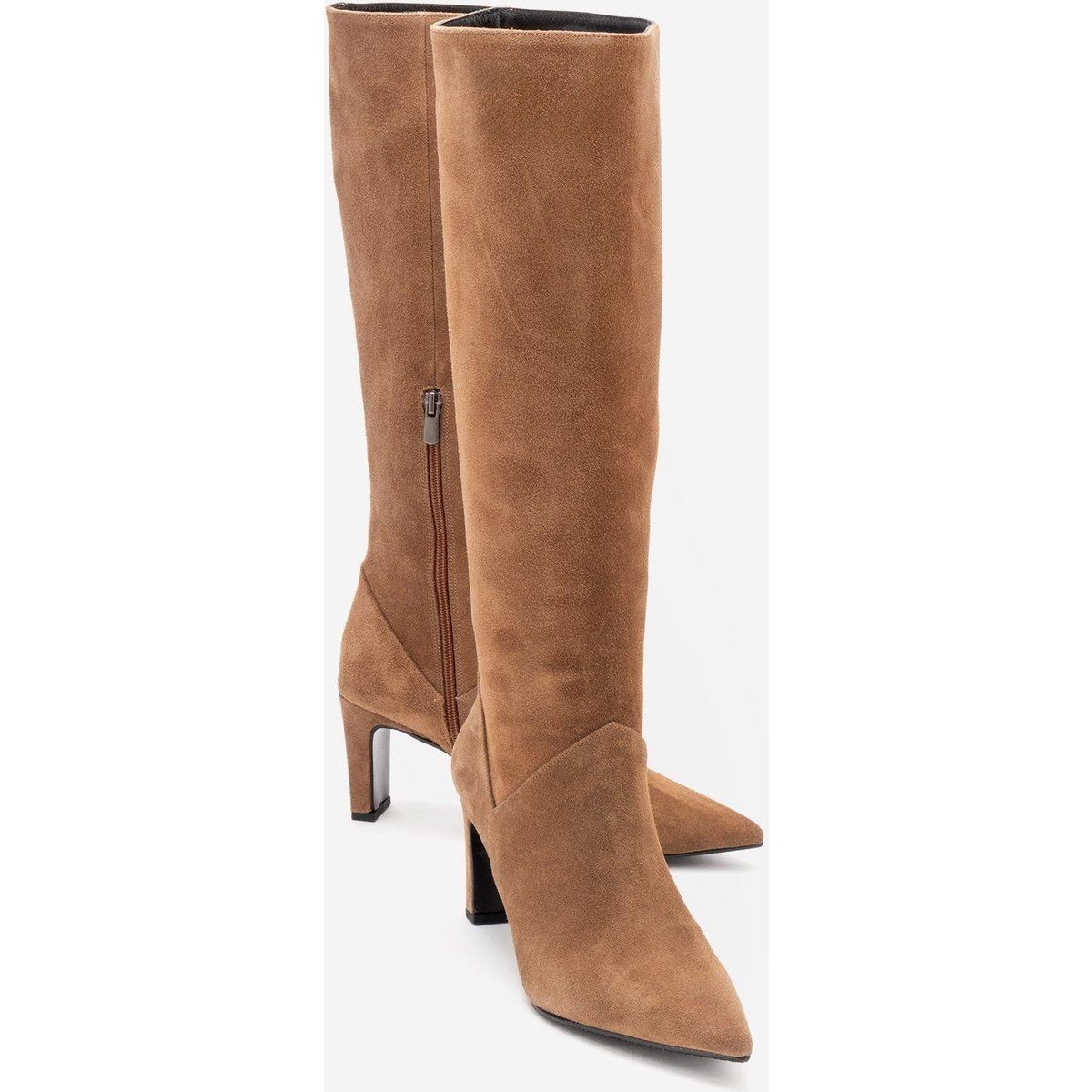Elegante Kniehohe Stiefel mit Blockabsatz