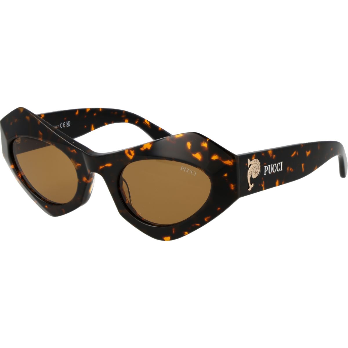 Geometrische Cat-Eye Sonnenbrille
