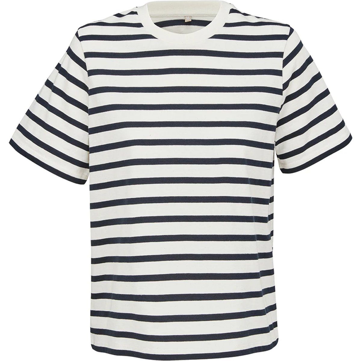 Klassisches gestreiftes Bio-Baumwoll T-Shirt