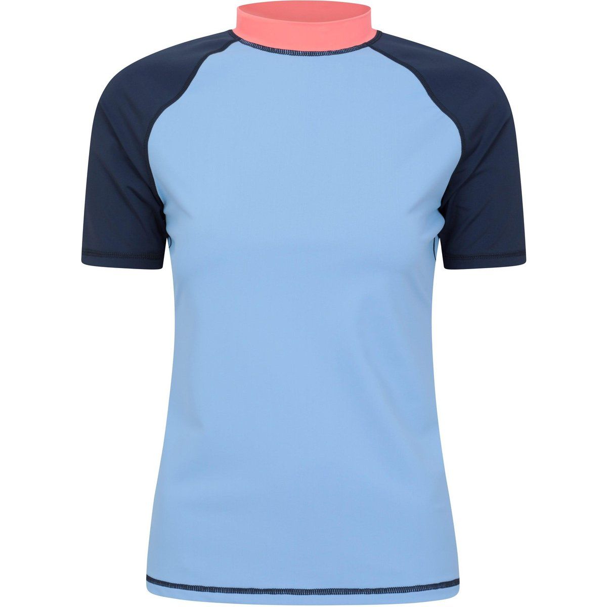 Kurzärmeliger Color-Block Rashguard