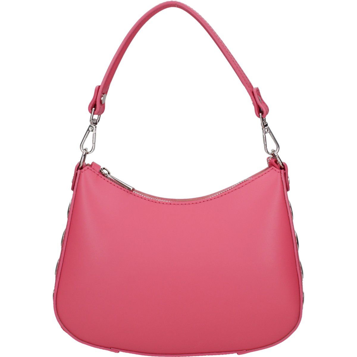 Italienische Leder-Halbmond-Schultertasche