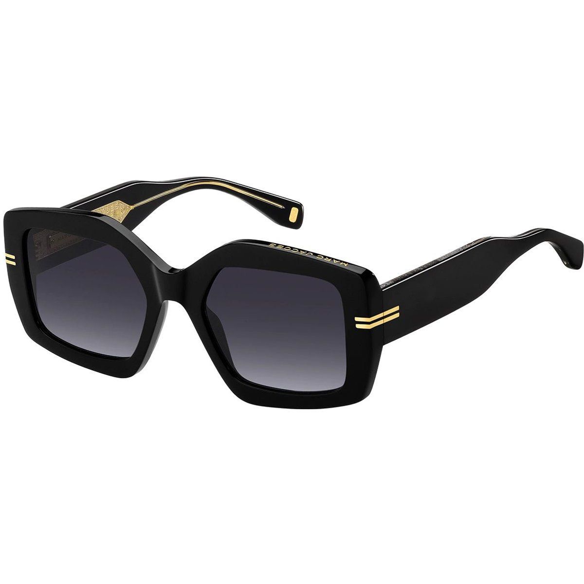 Markante geometrische Oversized-Sonnenbrille