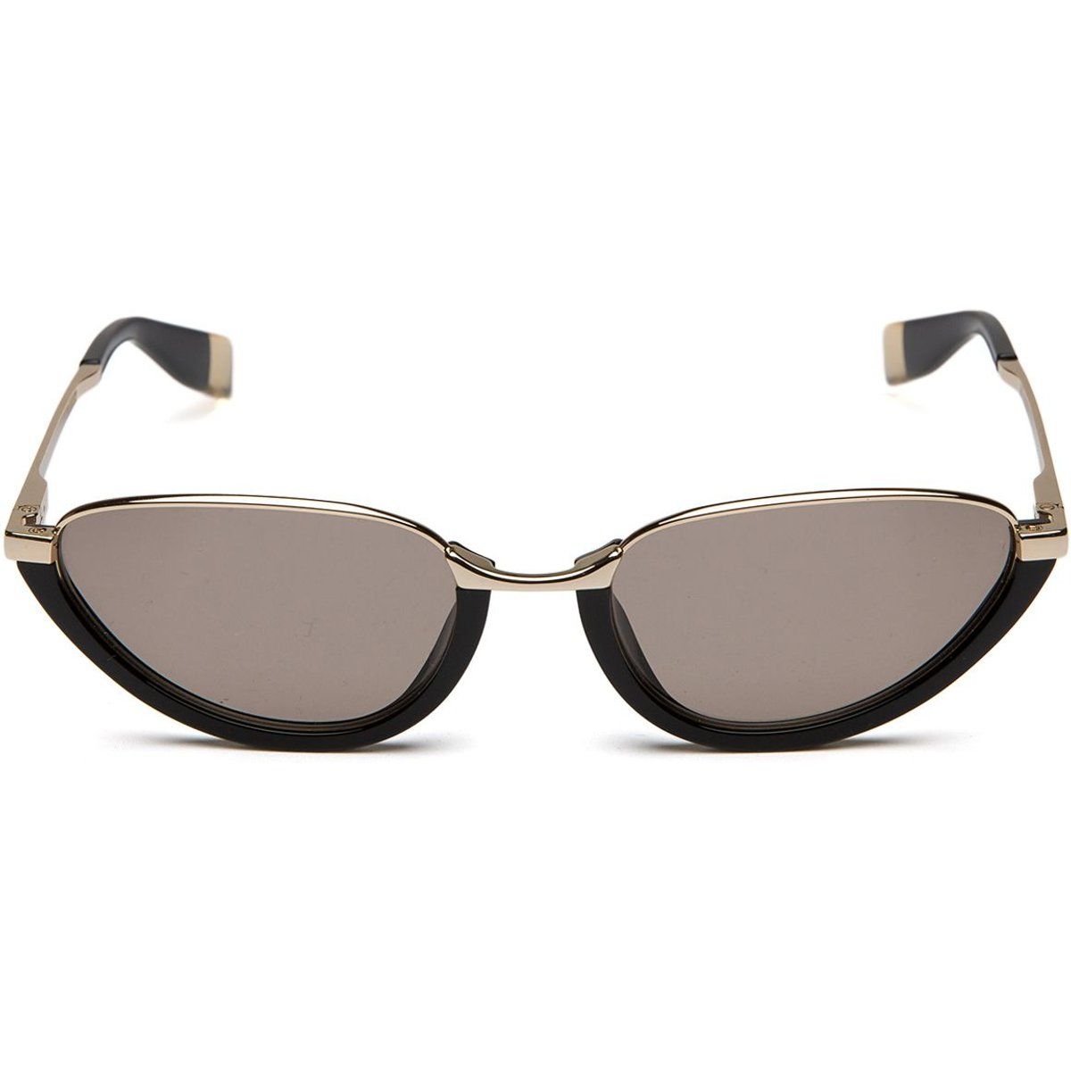 Elegante Cat-Eye Metall-Sonnenbrille