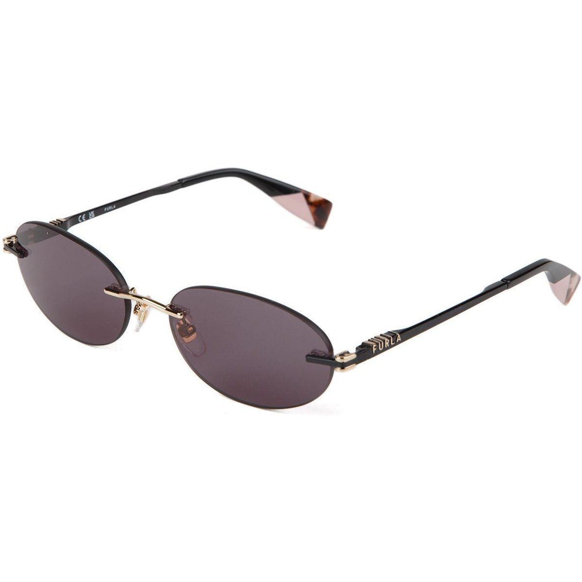 Elegante randlose ovale Sonnenbrille