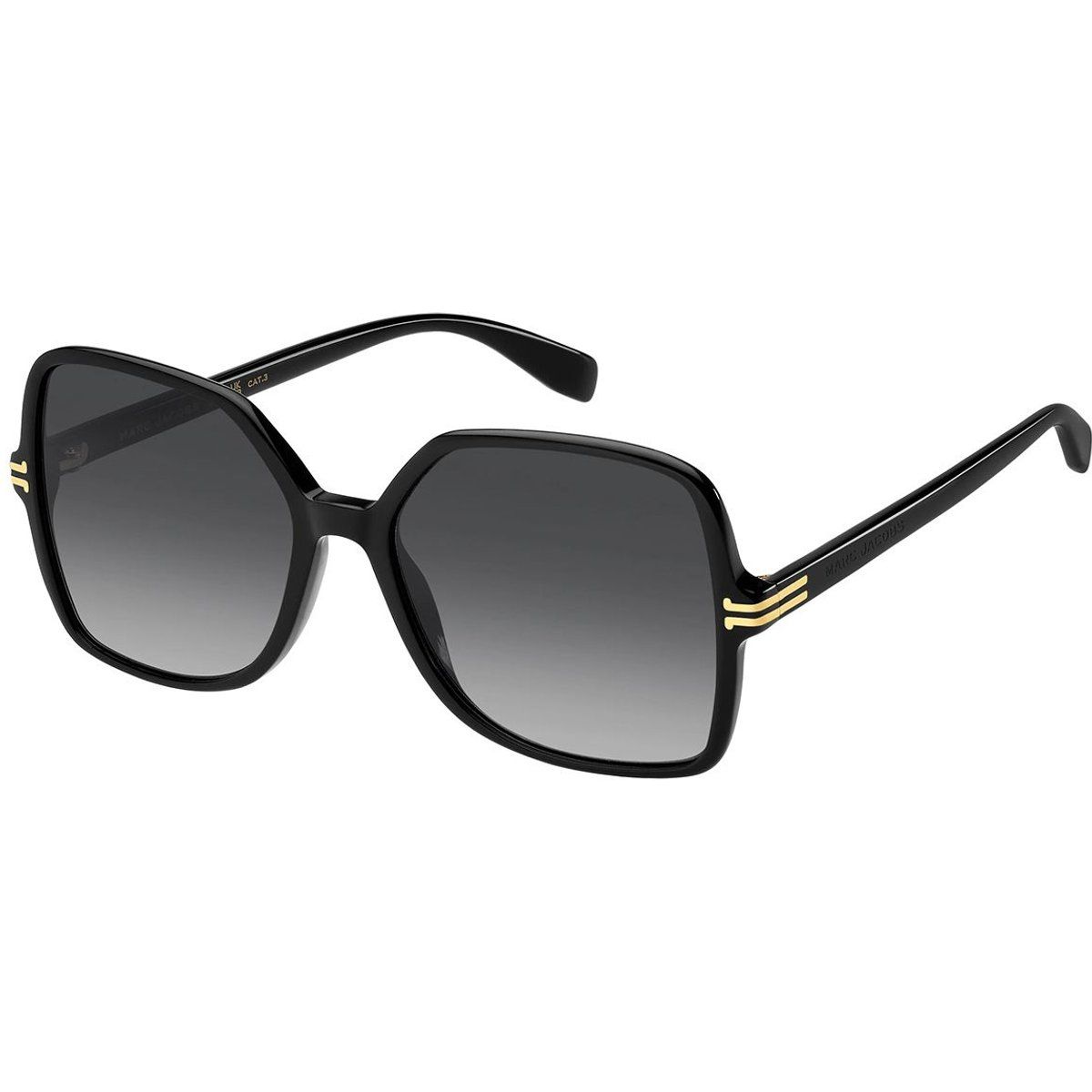 Geometrische Oversize-Sonnenbrille in Quadratform