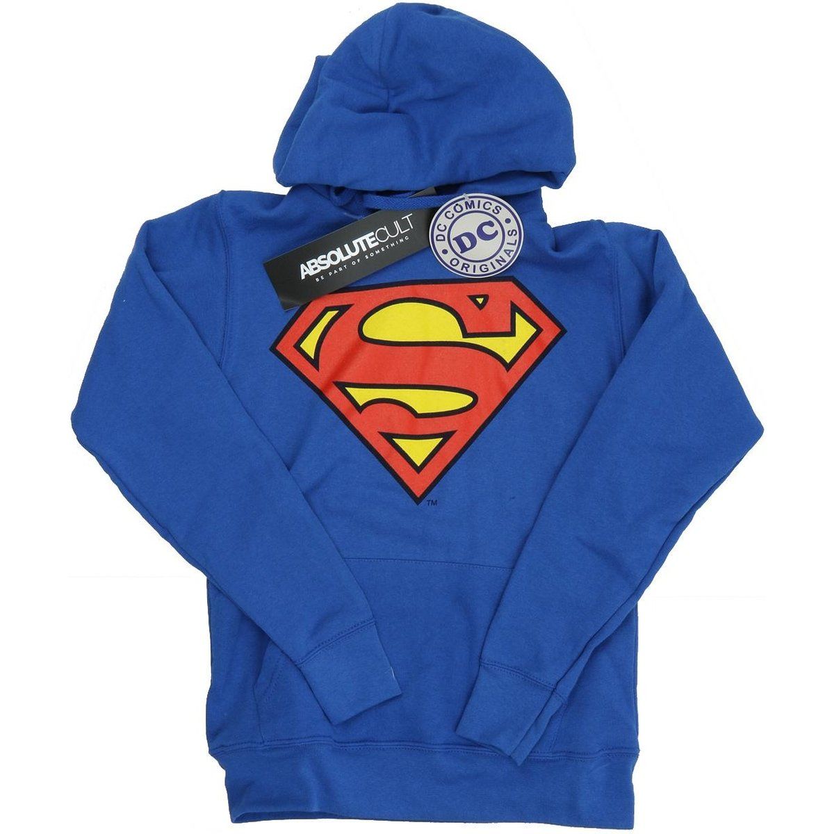 Klassischer Kapuzenpullover mit Superman-Logo