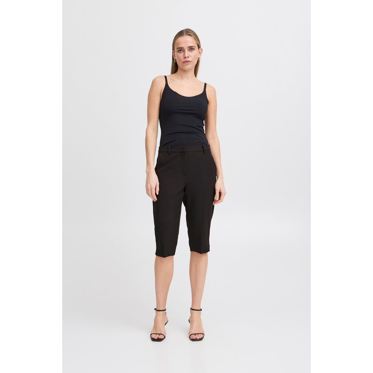 Elegante Bermuda-Shorts mit Bügelfalte