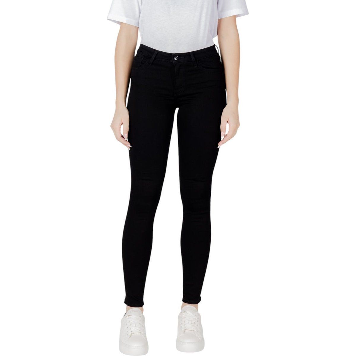 Klassische High-Waist Skinny Jeans
