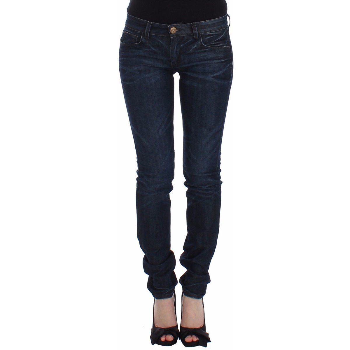 Klassische Slim-Fit Stretch-Denim