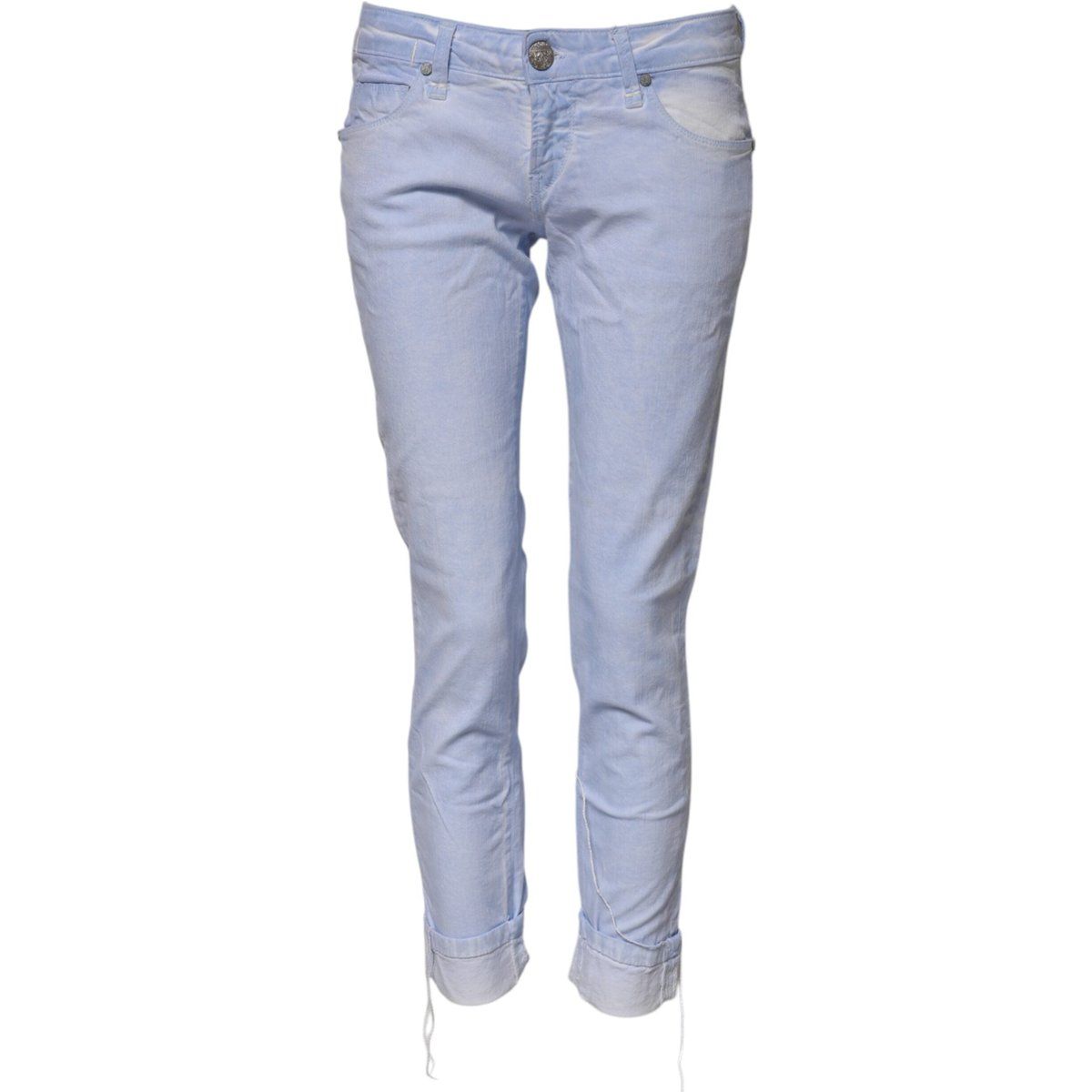 Slim Fit Hüftjeans aus Denim