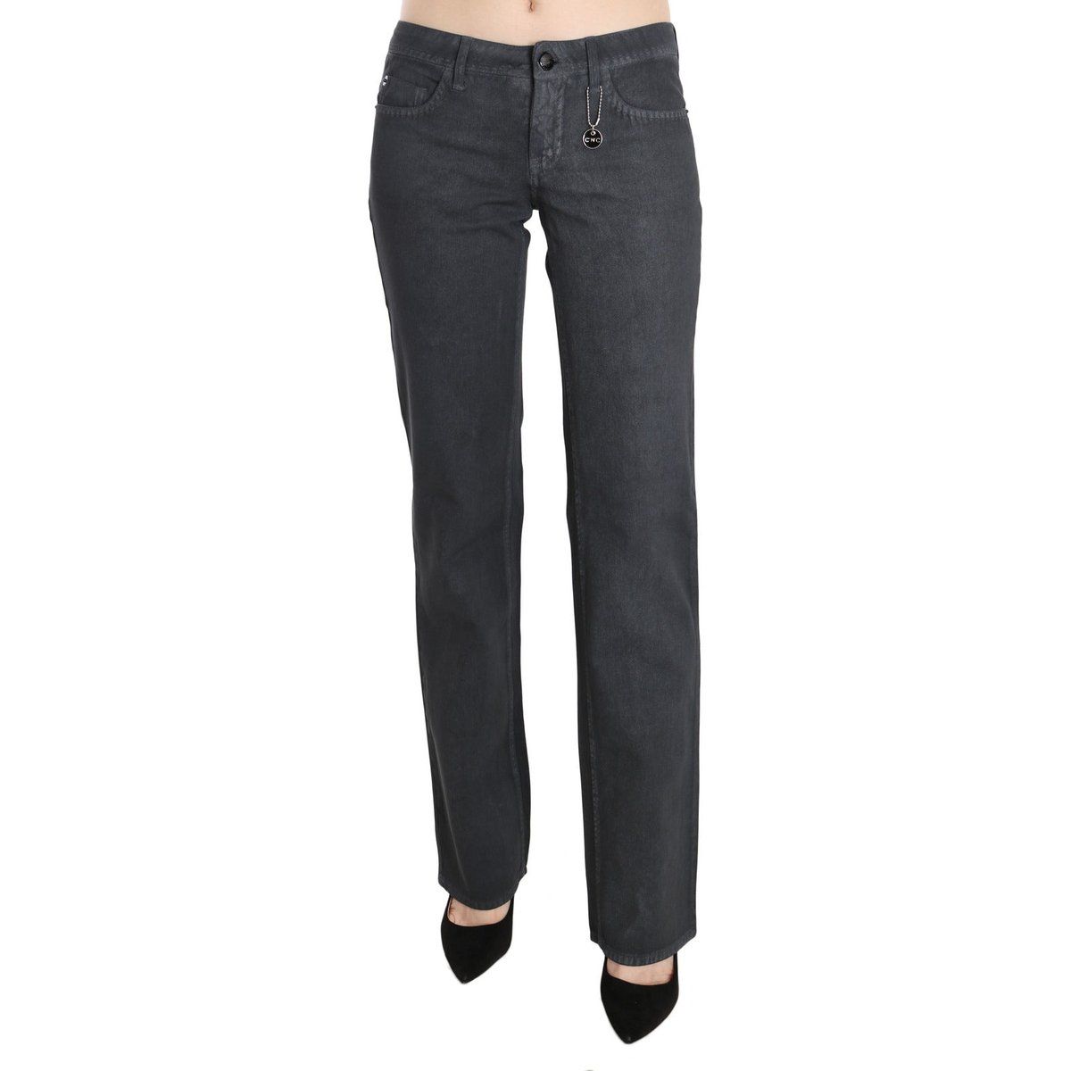 Gerade Jeans mit niedrigem Bund