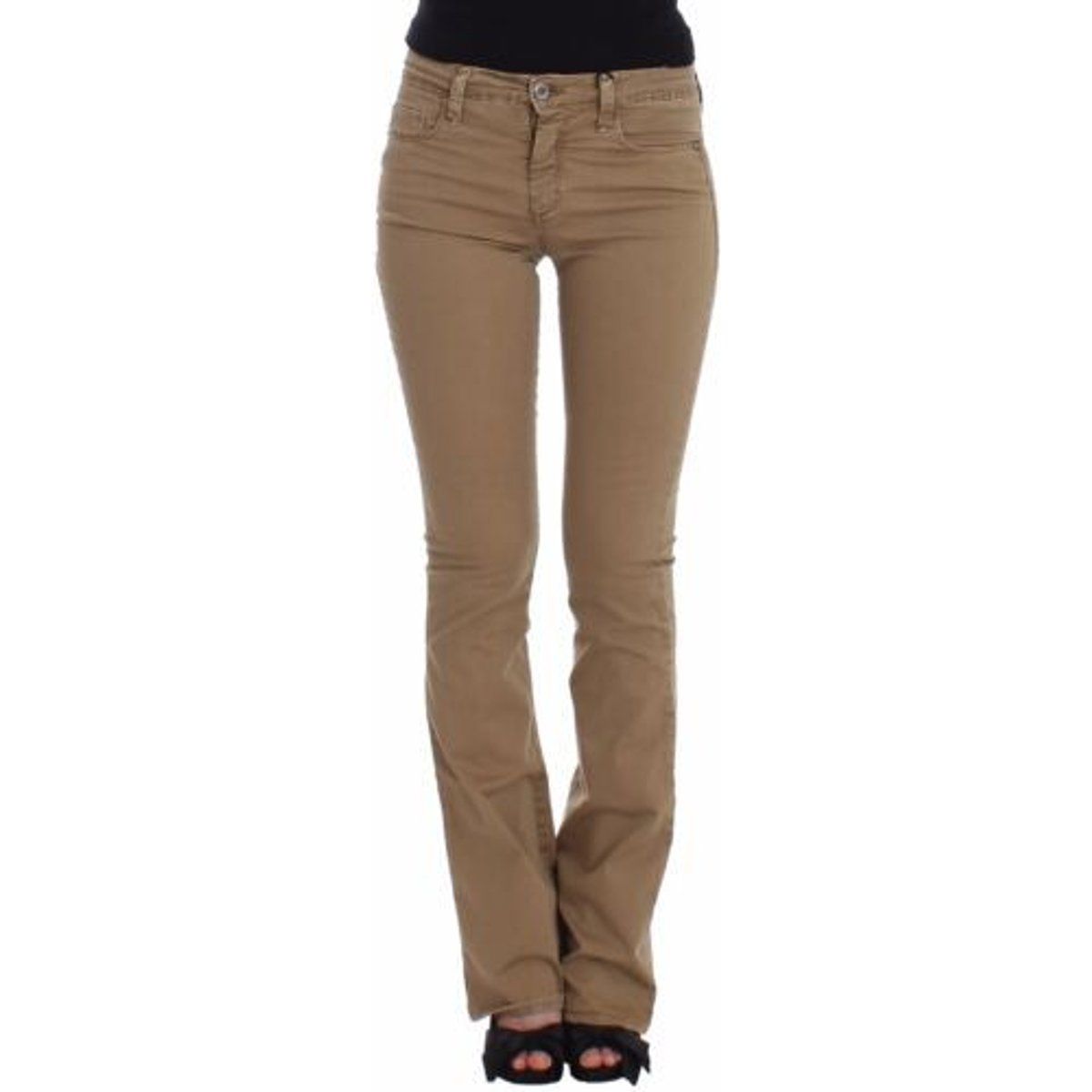 Straight Leg Denim Jeans mit Stretch