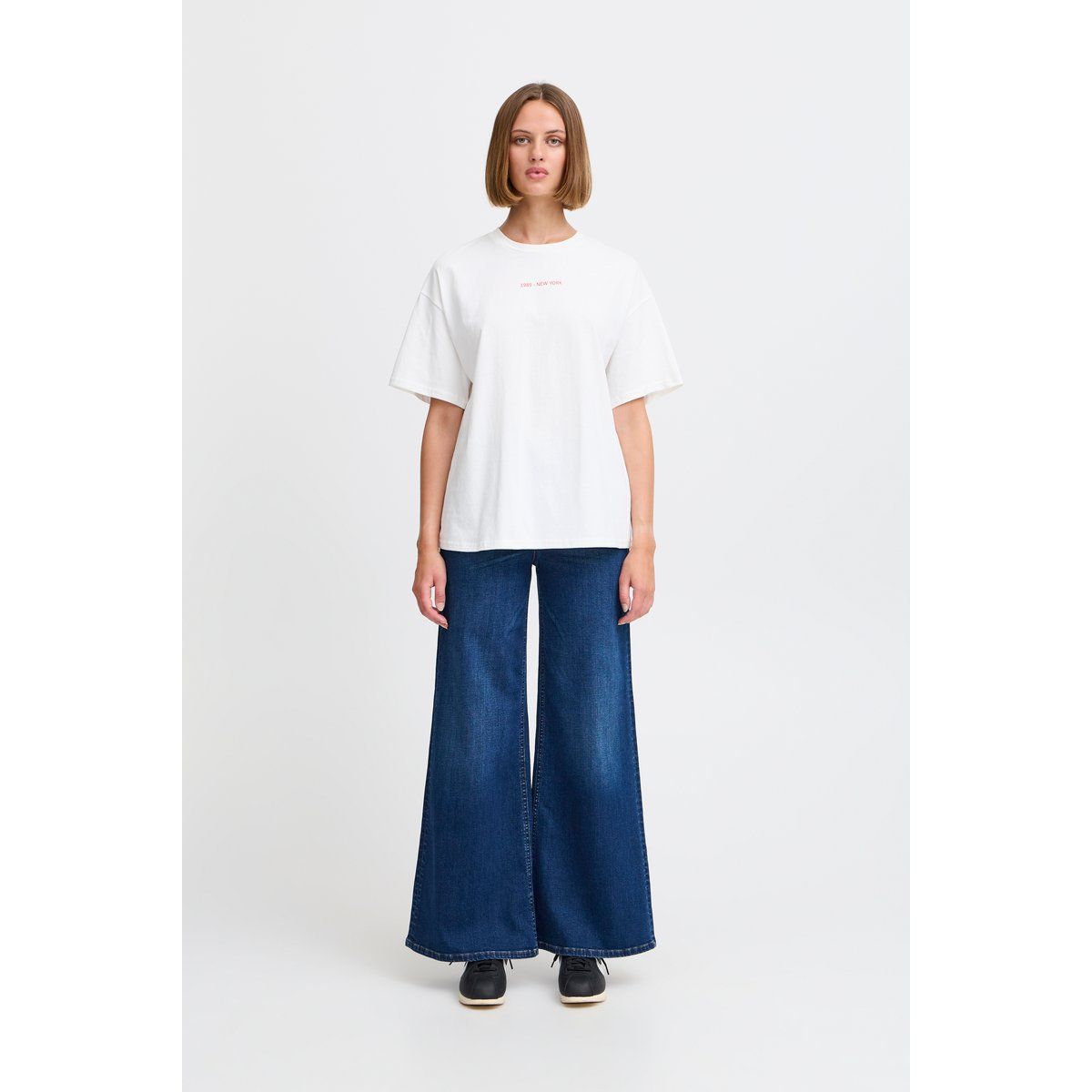 Boxy T-Shirt mit Grafikprint