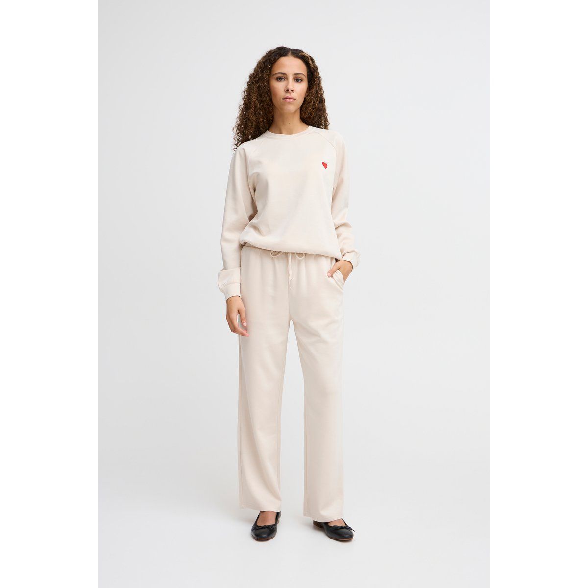 Weite Jerseyhose mit Relaxed Fit
