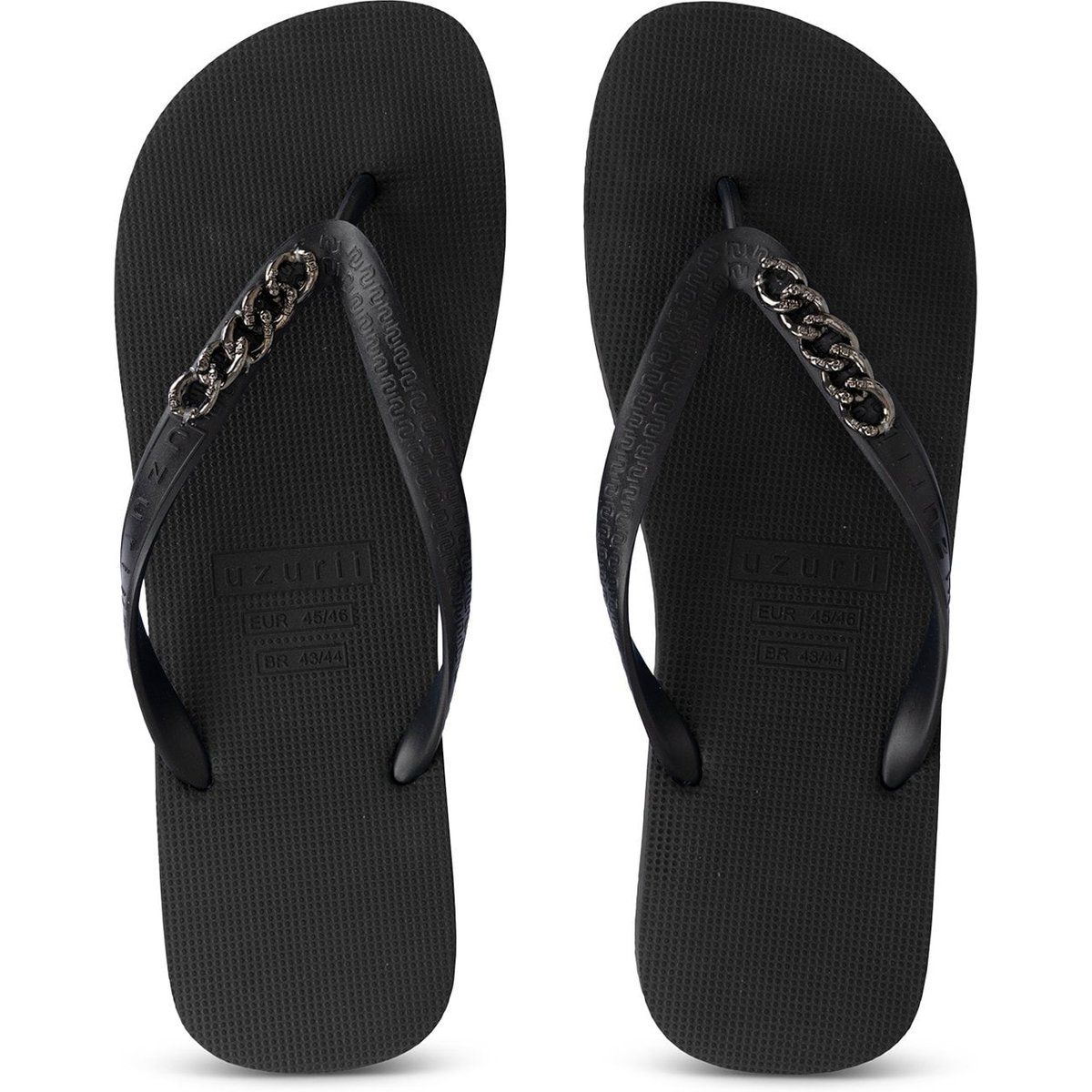 Elegante Flip-Flops mit Kettendetail