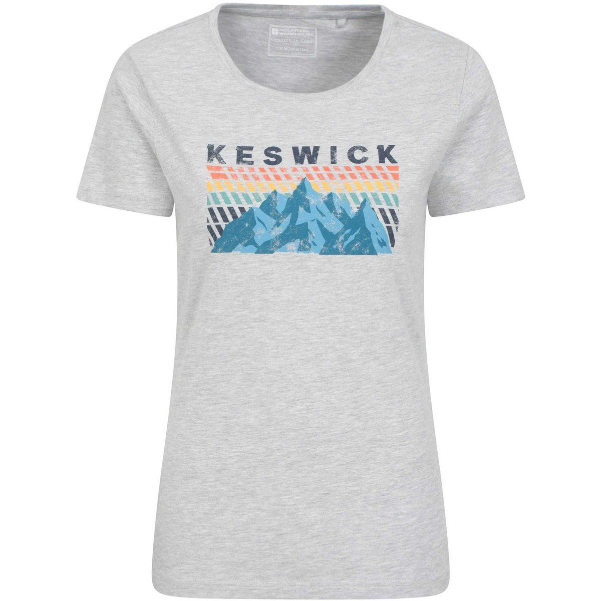 T-Shirt mit Keswick-Bergmotiv