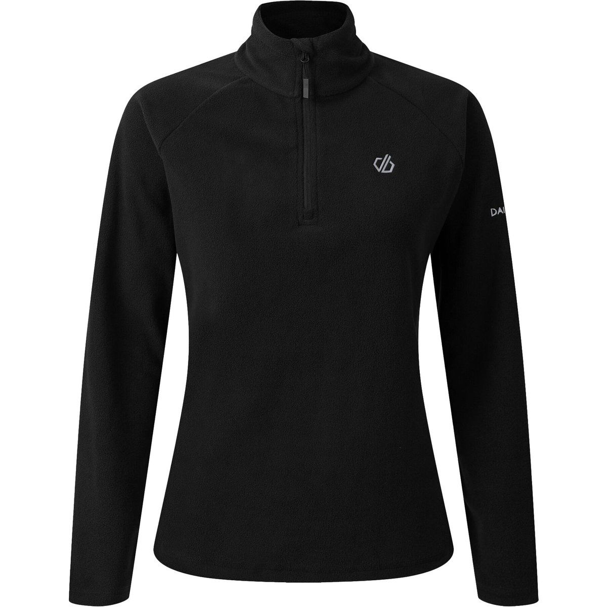 Halbreißverschluss-Fleece-Pullover aus gebürstetem Stoff