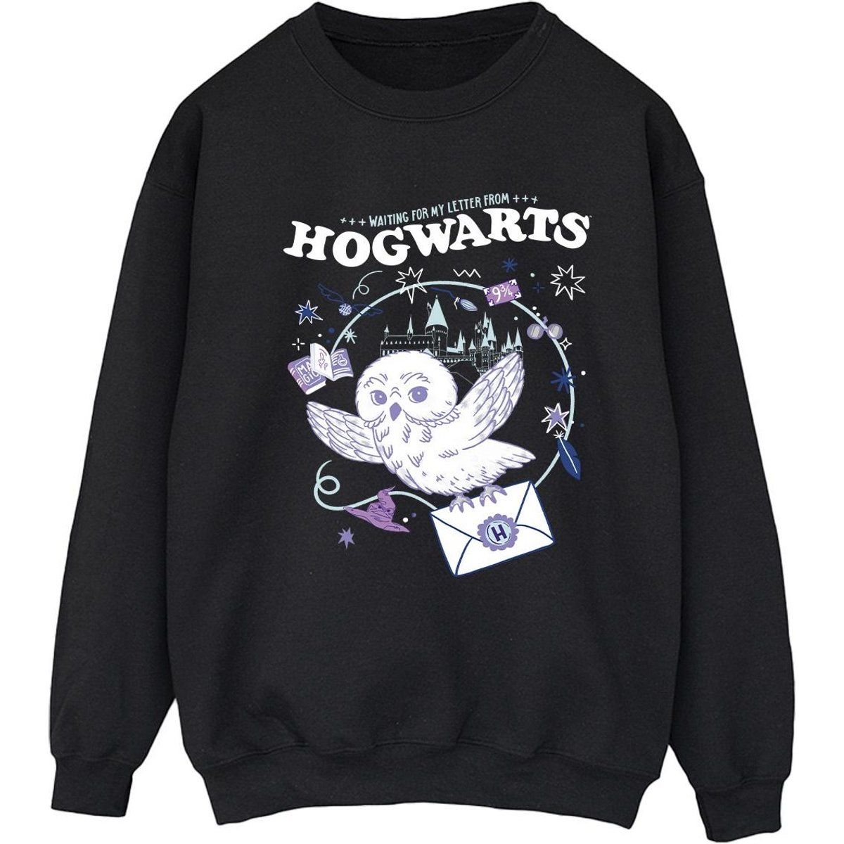Hogwarts Brief Grafik-Print Oberteil