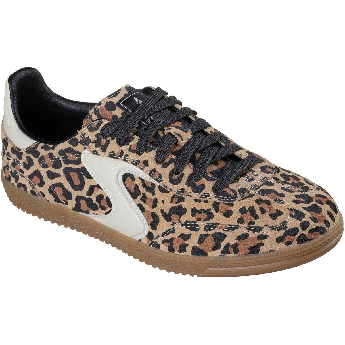 Court-Sneaker mit Animal-Print
