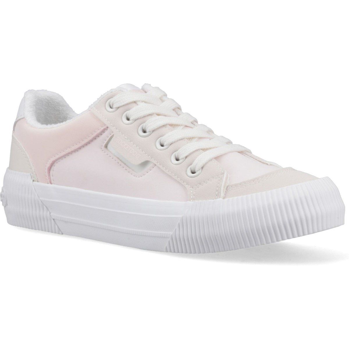 Plateau-Sneaker aus Textil im Color-Block-Design