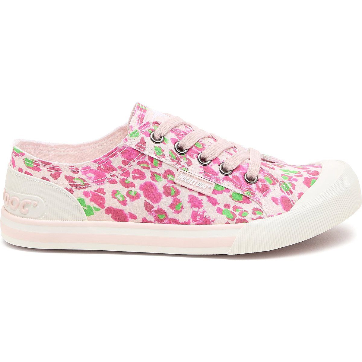 Gemusterte Low-Tops mit Leopardenprint