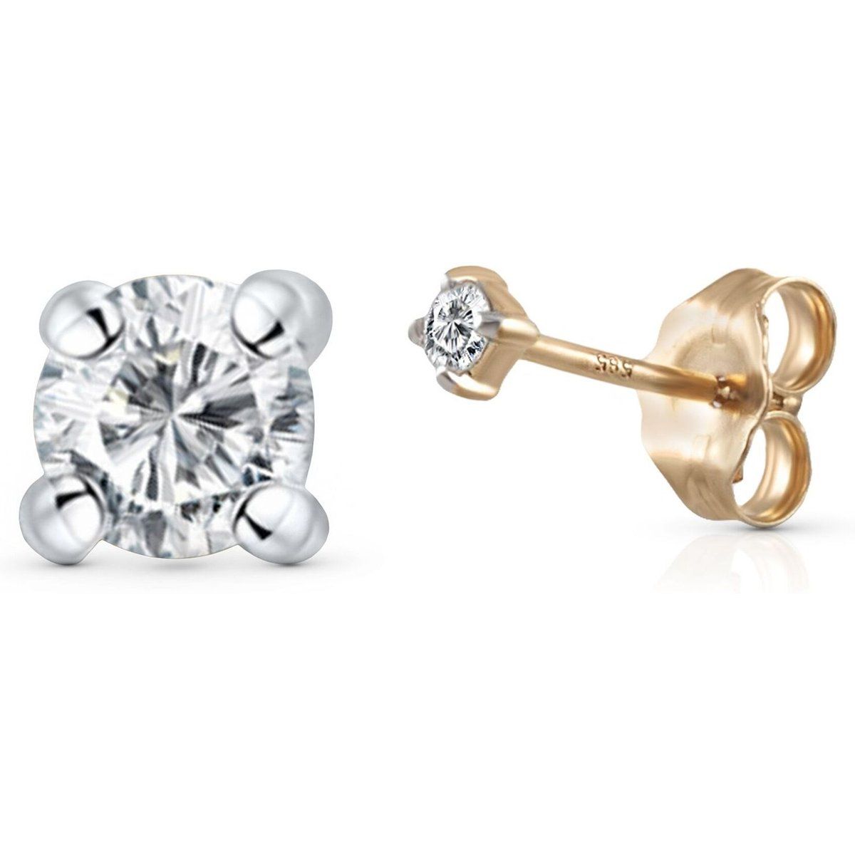 Elegante Diamant-Ohrstecker