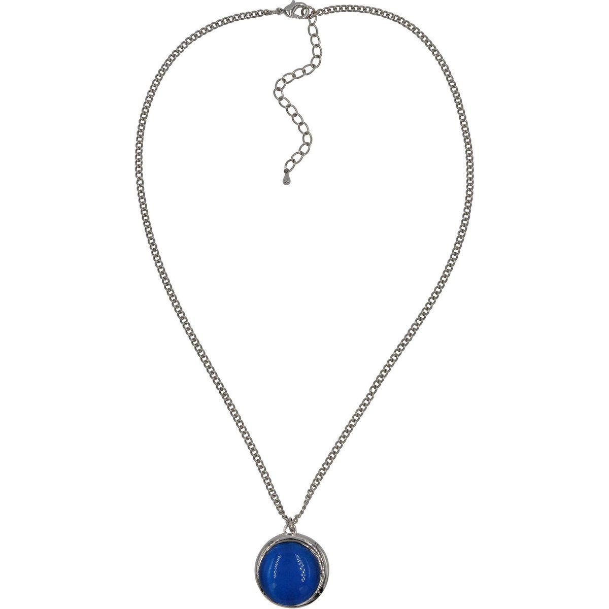 Runder Cabochon-Anhänger an Kette