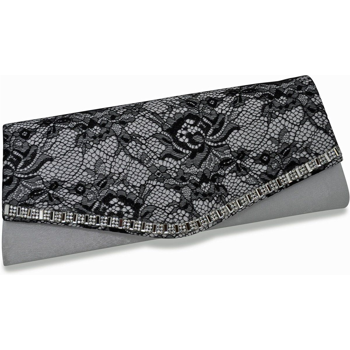 Abendtasche mit Spitze und Strass