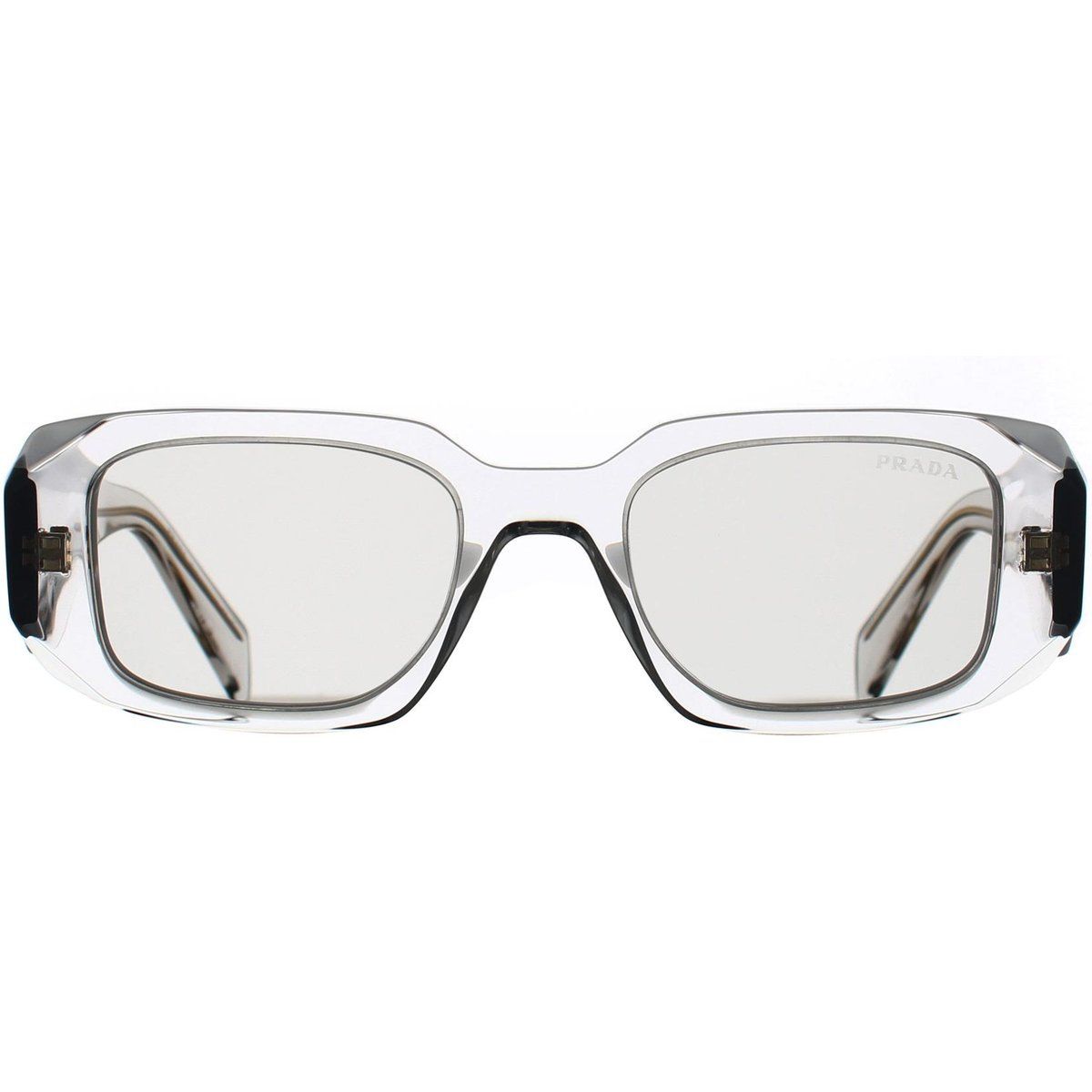 Skulpturale rechteckige Mode-Sonnenbrille