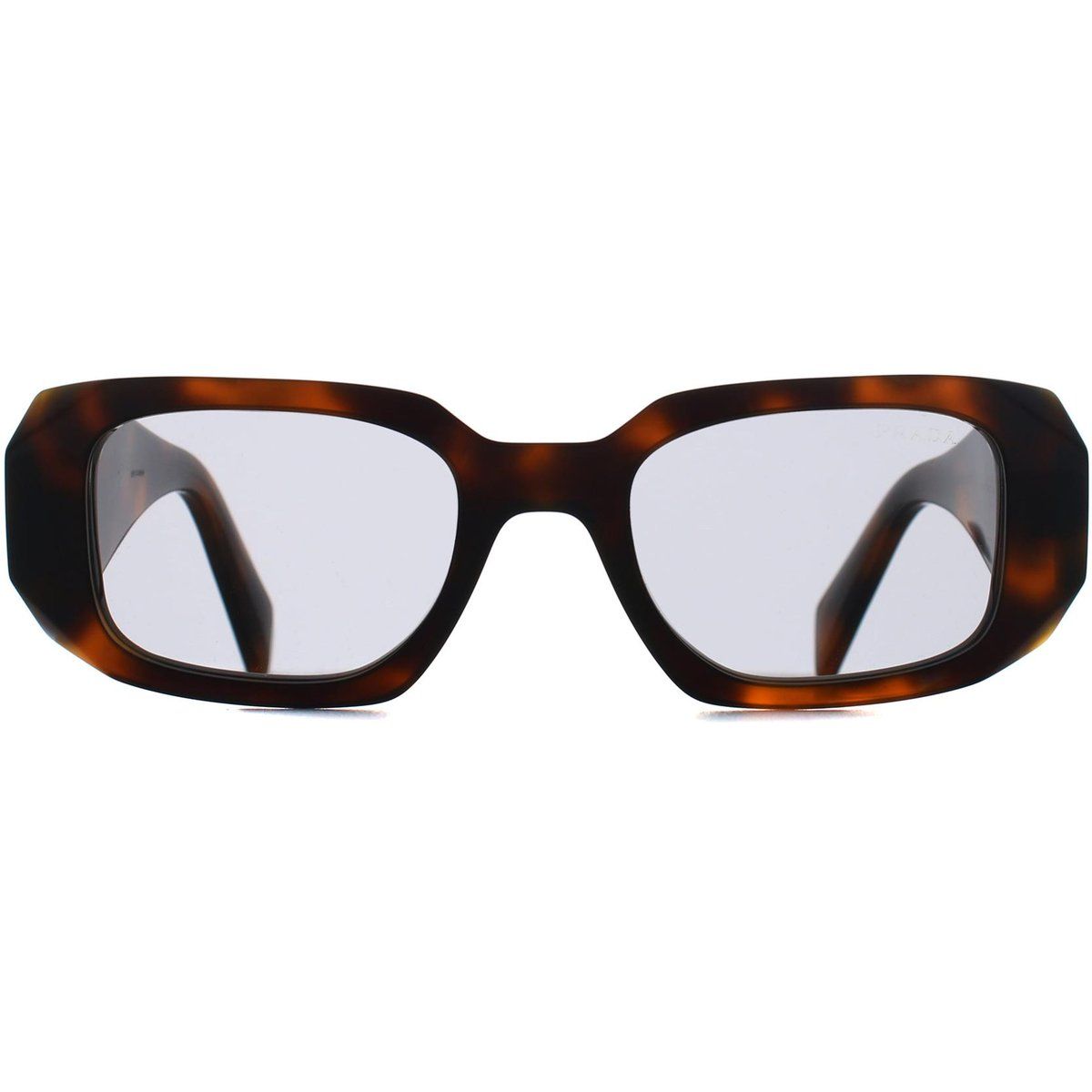 Skulpturale geometrische rechteckige Sonnenbrille