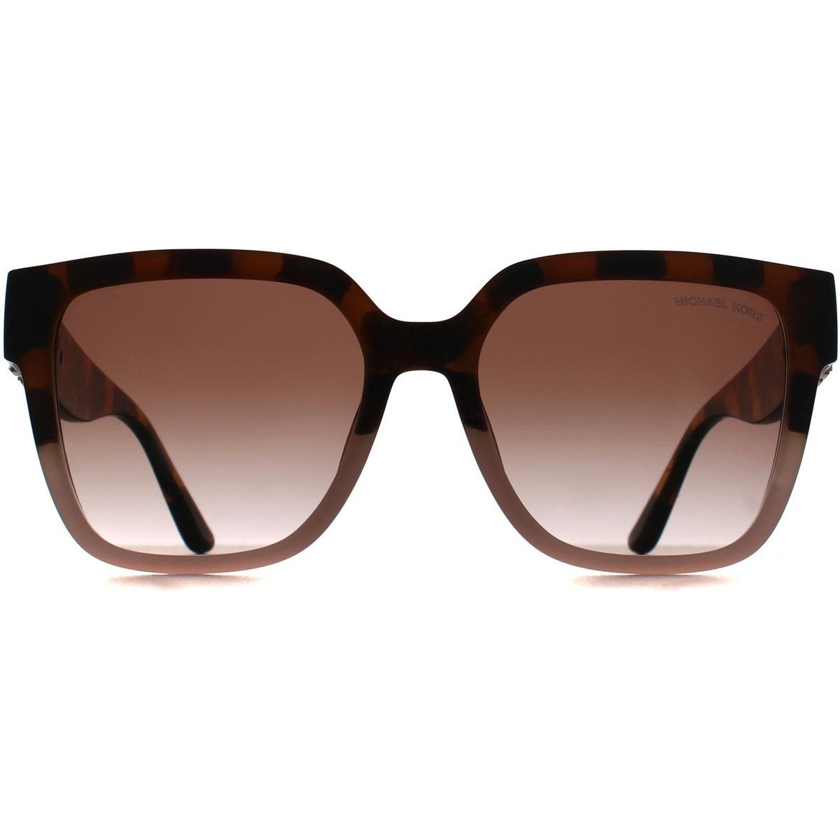Übergroße Schildpatt-Sonnenbrille mit Farbverlauf