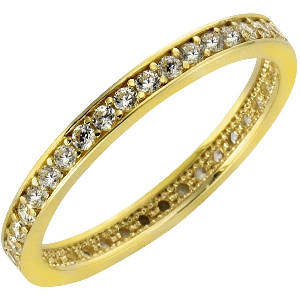 Funkelnder Goldener Memoire-Ring