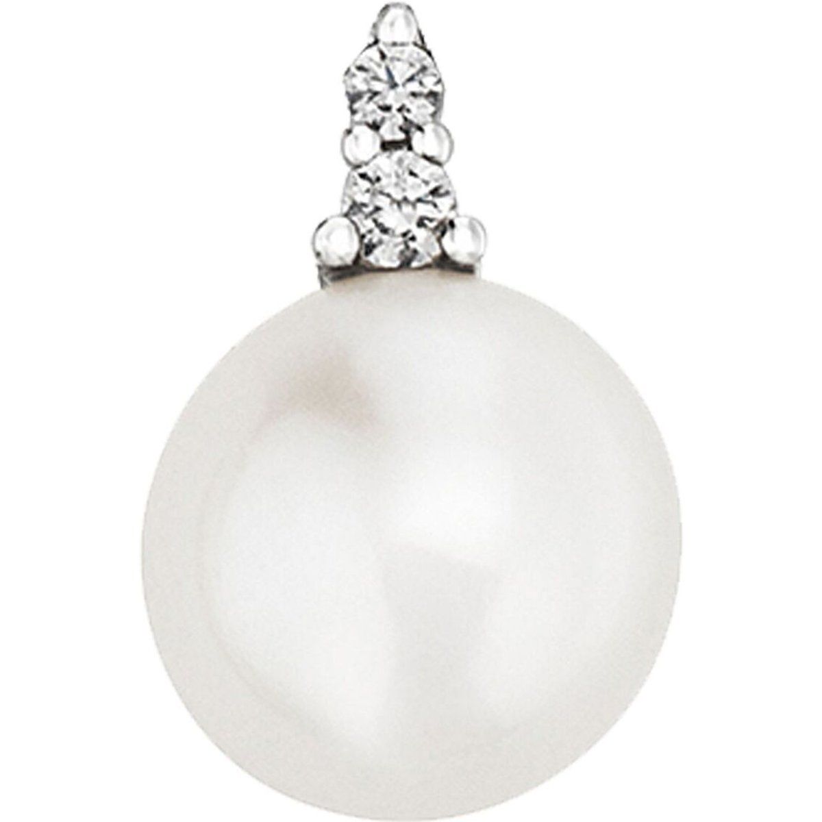 Eleganter Perlenanhänger mit Diamanten