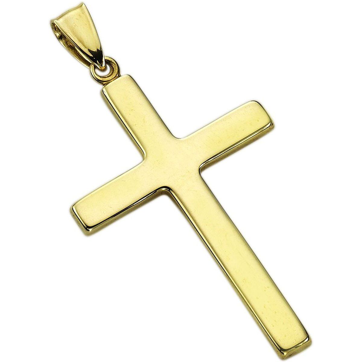 Einfaches zeitloses poliertes Kreuz