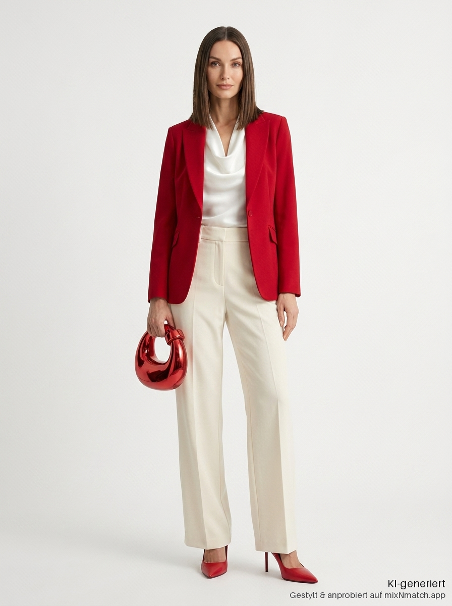 Eleganter Party-Look in Rot